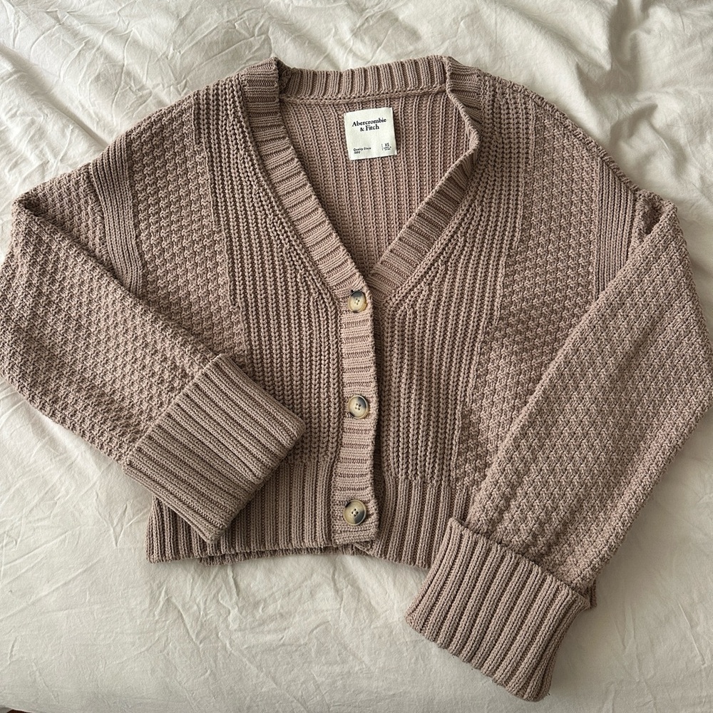 Abercrombie XS Brown Cardigan